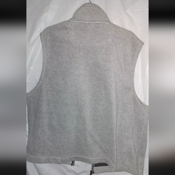 St John's Bay Polyester Men's Vest 2000s Style X Large, Gray, Pre-owned - Picture 9 of 12